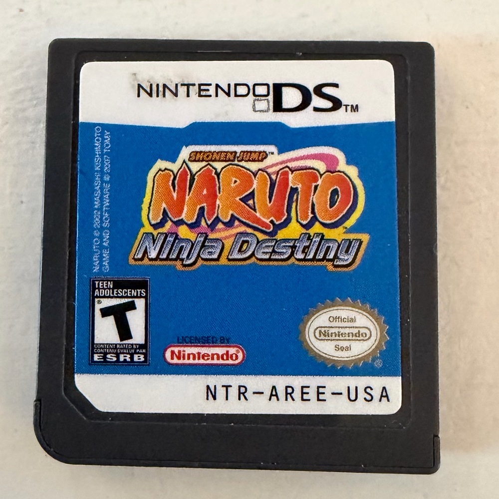 Nintendo DS Naruto: Ninja Destiny Game Card - Blue Label